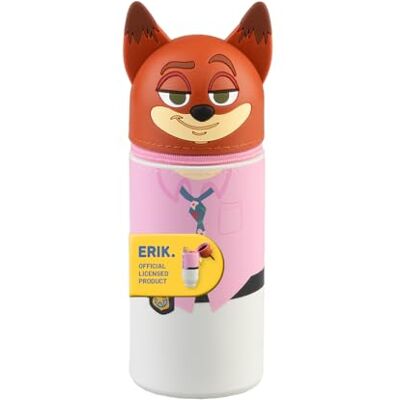 Grupo Erik Trousse 3D Disney, Zootopie, Nick Wilde Trousse Extensible en Silicone pour Collège ou Lycée, Fournitures Scolaires, Matériel Scolaire Grupo Erik Trousse 3D Disney, Zootopie, Nick Wilde Trousse Extensible en Silicone pour Collège ou Lycée, Fournitures Scolaires, Matériel Scolaire