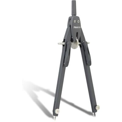 Aristo AR552811-20 BTS Compas à réglage rapide avec branches non réglables (cercles jusqu'à 340 mm de diamètre, zinc moulé sous pression, 2 mines de rechange et aiguille de rechange) rock Aristo AR552811-20 BTS Compas à réglage rapide avec branches non réglables (cercles jusqu'à 340 mm de diamètre, zinc moulé sous pression, 2 mines de rechange et aiguille de rechange) rock