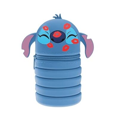 Seven Lilo & Stitch Trousse extensible en silicone 2 en 1 Stitch Bleu Trousse pour l'école Porte-stylo de table, fermeture à glissière, école et loisirs Fille, Xx, Moderne Seven Lilo & Stitch Trousse extensible en silicone 2 en 1 Stitch Bleu Trousse pour l'école Porte-stylo de table, fermeture à glissière, école et loisirs Fille, Xx, Moderne