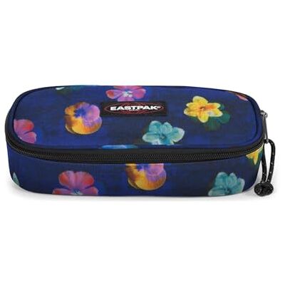 EASTPAK Trousse modèle ovale couleur fleur bleu marine EASTPAK Trousse modèle ovale couleur fleur bleu marine