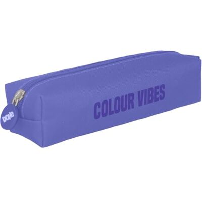 DOHE Trousse scolaire simple 1 compartiment, trousse rectangulaire polyvalente, 21 x 6 x 6 cm, fermeture éclair, fabriquée en polyester résistant Couleur Vibes violet, violet, 20x5x6 cm, Simple DOHE Trousse scolaire simple 1 compartiment, trousse rectangulaire polyvalente, 21 x 6 x 6 cm, fermeture éclair, fabriquée en polyester résistant Couleur Vibes violet, violet, 20x5x6 cm, Simple