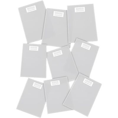 Pigna Lot de 25 couvre-maxi/couvre-cahier, coloré, transparent, f.to A4 transparent Pigna Lot de 25 couvre-maxi/couvre-cahier, coloré, transparent, f.to A4 transparent
