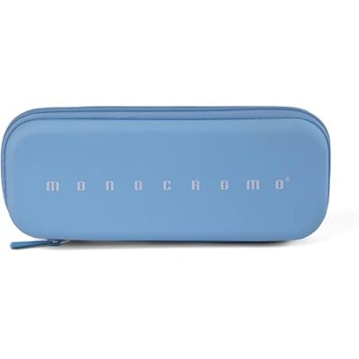 Pigna Trousse Ovale Monochrome en Silicone, Bleu Pigna Trousse Ovale Monochrome en Silicone, Bleu