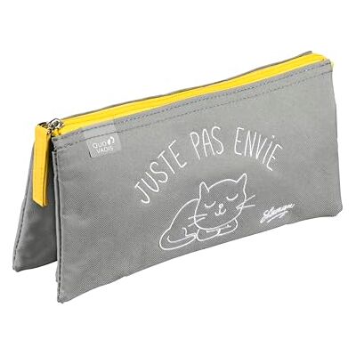 QUO VADIS Trousse scolaire Rectangle Shaman Multicolore 11x22,5x6 cm Toile (polyester) 3 compartiment(s) QUO VADIS Trousse scolaire Rectangle Shaman Multicolore 11x22,5x6 cm Toile (polyester) 3 compartiment(s)