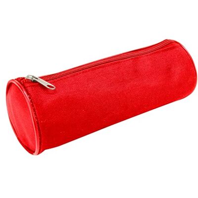 Waytex 931281 Trousse Fourre Tout Ronde 21cm Diamètre 7.5cm Textile Rouge uni Waytex 931281 Trousse Fourre Tout Ronde 21cm Diamètre 7.5cm Textile Rouge uni