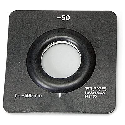 3B Scientific Physique Matériel pédagogique Lentille de dispersion K, f = -500 mm Composante du système optique selon Kröncke 3B Scientific Physique Matériel pédagogique Lentille de dispersion K, f = -500 mm Composante du système optique selon Kröncke