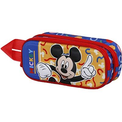 Disney KARACTERMANIA Mickey Mouse Oh Boy Trousse double 3D Rouge 22 x 9,5 cm, Rouge, One Size, Trousse double 3D Oh Boy Disney KARACTERMANIA Mickey Mouse Oh Boy Trousse double 3D Rouge 22 x 9,5 cm, Rouge, One Size, Trousse double 3D Oh Boy