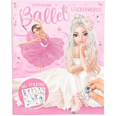 Depesche 13610 TOPModel Stickerworld Ballet Livre d'autocollants avec 20 pages de fond à coller avec 3 doubles pages d'autocollants pour vêtements et accessoires Depesche 13610 TOPModel Stickerworld Ballet Livre d'autocollants avec 20 pages de fond à coller avec 3 doubles pages d'autocollants pour vêtements et accessoires