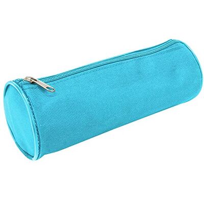 Waytex 931283 Trousse Fourre Tout Ronde 21cm Diamètre 7.5cm Textile Bleu Ciel uni Waytex 931283 Trousse Fourre Tout Ronde 21cm Diamètre 7.5cm Textile Bleu Ciel uni