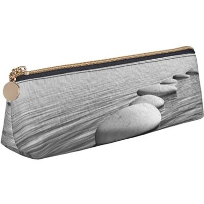 AMINNU Trousse multifonction avec fermeture éclair Motif pierres zen Pour école et bureau Unisexe, blanc, One Size, Trousse de maquillage AMINNU Trousse multifonction avec fermeture éclair Motif pierres zen Pour école et bureau Unisexe, blanc, One Size, Trousse de maquillage