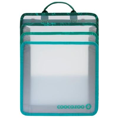 Coocazoo Boîte de classement pliable avec poignée de transport pour économiser de l'espace avec côtés extensibles, classeur pour sacs à dos d'école, à partir de 3ème classe, Boîte à agrafes Menthe Coocazoo Boîte de classement pliable avec poignée de transport pour économiser de l'espace avec côtés extensibles, classeur pour sacs à dos d'école, à partir de 3ème classe, Boîte à agrafes Menthe