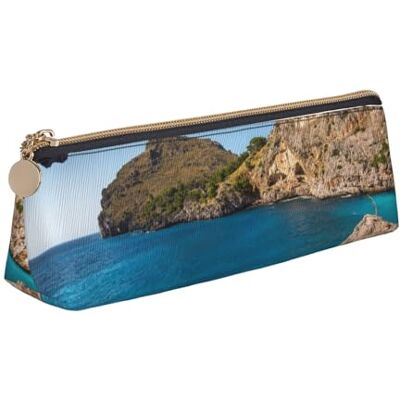 AMINNU Arche de Majorque Espagne Trousse multifonction avec fermeture éclair Convient pour l'école et le bureau Unisexe, blanc, One Size, Trousse de maquillage AMINNU Arche de Majorque Espagne Trousse multifonction avec fermeture éclair Convient pour l'école et le bureau Unisexe, blanc, One Size, Trousse de maquillage