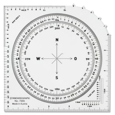Outil de mesure d'angle Standardgraph - 360°/64 - 10,5cm Outil de mesure d'angle Standardgraph - 360°/64 - 10,5cm