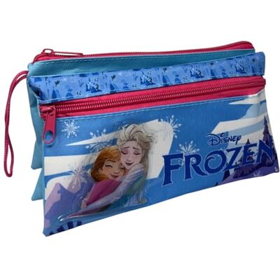 CARTOON Tombolino 3 compartiments trousse scolaire multi-compartiments papeterie organisateur porte-stylo crayons couleur, La Reine des neiges., 22 x 13,5 x 2 cm, Organisateur de sac CARTOON Tombolino 3 compartiments trousse scolaire multi-compartiments papeterie organisateur porte-stylo crayons couleur, La Reine des neiges., 22 x 13,5 x 2 cm, Organisateur de sac