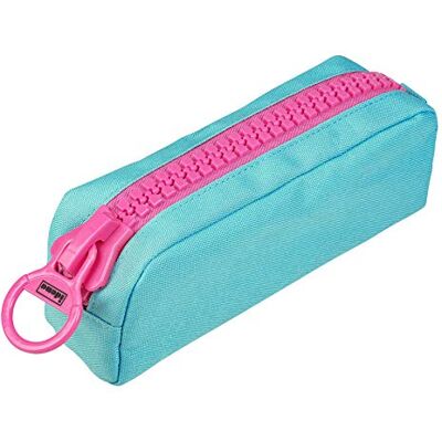 Idena 20100 Trousse à crayons avec fermeture éclair géante Turquoise Idena 20100 Trousse à crayons avec fermeture éclair géante Turquoise