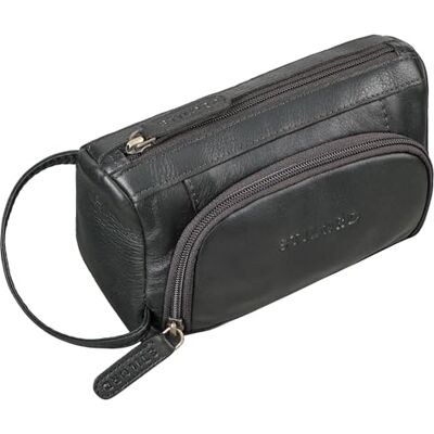 STILORD Tony Trousse à crayons vintage grande capacité pour fournitures scolaires et bureau, Noir , M, Trousse de toilette de voyage STILORD Tony Trousse à crayons vintage grande capacité pour fournitures scolaires et bureau, Noir , M, Trousse de toilette de voyage