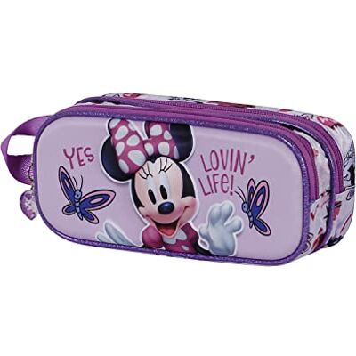 Disney Minnie Mouse Trousse à crayons 3D Violet, lilas, Trousse à crayons 3D Butterflies Disney Minnie Mouse Trousse à crayons 3D Violet, lilas, Trousse à crayons 3D Butterflies