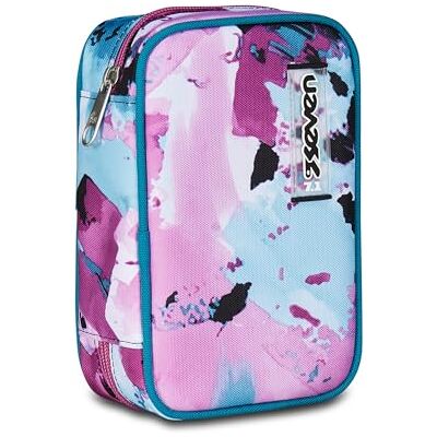 Seven Speed Case Trousse scolaire multicolore graffiti, trousse à crayons à compartiment unique avec planches amovibles, avec stylos, crayons, couleurs, accessoires sac à dos, école primaire, fille Seven Speed Case Trousse scolaire multicolore graffiti, trousse à crayons à compartiment unique avec planches amovibles, avec stylos, crayons, couleurs, accessoires sac à dos, école primaire, fille