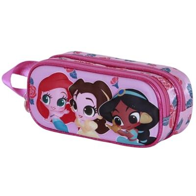 Trousse à crayons Disney Princesses Fleurs Rose - Trousse à crayons Trousse à crayons Disney Princesses Fleurs Rose - Trousse à crayons