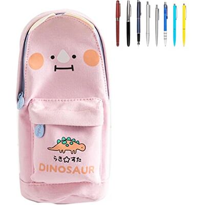 bellv Cartable Dessin Animé Pochette Crayon Case Cartable Forme Papeterie Sac de Rangement Étui Pochette Esthétique, Étui de Grande Capacité pour Étudiants et Fournitures Scolaires , PINK, 1, , bellv Cartable Dessin Animé Pochette Crayon Case Cartable Forme Papeterie Sac de Rangement Étui Pochette Esthétique, Étui de Grande Capacité pour Étudiants et Fournitures Scolaires , PINK, 1, ,