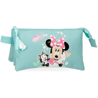 Enso Disney Trousse scolaire, trousse infafntile, fabriquée en polyester, triple compartiment pour améliorer l'organisation, taille idéale pour le transporter dans le sac à dos, avec poignée latérale., Enso Disney Trousse scolaire, trousse infafntile, fabriquée en polyester, triple compartiment pour améliorer l'organisation, taille idéale pour le transporter dans le sac à dos, avec poignée latérale.,