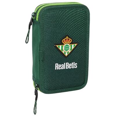 safta Real BETIS BALOMPIÉ Trousse scolaire pour enfant, avec 28 outils inclus, idéale pour les enfants de 5 à 14 ans, confortable et polyvalente, qualité et résistance, 12,5 x 4 x 19,5 cm, couleur safta Real BETIS BALOMPIÉ Trousse scolaire pour enfant, avec 28 outils inclus, idéale pour les enfants de 5 à 14 ans, confortable et polyvalente, qualité et résistance, 12,5 x 4 x 19,5 cm, couleur