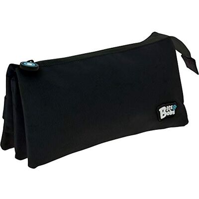 Grafoplás 37545410 Trousse scolaire triple, couleur noire, 23,5 x 12 x 14 cm, Bits & Bobs Grafoplás 37545410 Trousse scolaire triple, couleur noire, 23,5 x 12 x 14 cm, Bits & Bobs