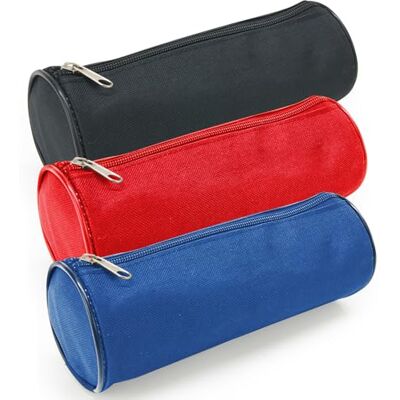 Waytex Lot de 3 Trousses Ronde Fourre-Tout Crayons Fournitures Scolaires Longueur 21cm Diamètre 7.5cm – 3 Couleurs Assorties Noir, Bleu, Rouge, Multicolore, Cartable Waytex Lot de 3 Trousses Ronde Fourre-Tout Crayons Fournitures Scolaires Longueur 21cm Diamètre 7.5cm – 3 Couleurs Assorties Noir, Bleu, Rouge, Multicolore, Cartable