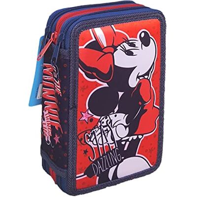 CARTOON Trousse d'école, Disney, Marvel Mickey Mouse, Minnie Mouse, Frozen II, Avengers, Spiderman, Bing, 3 Zip, multi-compartiments, complet 44 pièces, couleurs Giotto, 20 x 13 x 6 cm, multicolore CARTOON Trousse d'école, Disney, Marvel Mickey Mouse, Minnie Mouse, Frozen II, Avengers, Spiderman, Bing, 3 Zip, multi-compartiments, complet 44 pièces, couleurs Giotto, 20 x 13 x 6 cm, multicolore