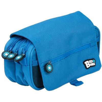 Grafoplás Trousses Garfoplas, bleu, 23 cm, Trousse scolaire triple avec rabat Grafoplás Trousses Garfoplas, bleu, 23 cm, Trousse scolaire triple avec rabat