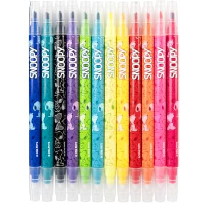 Grupo Erik Pack 12 Feutres Effaçables Snoopy Coloriage, Cadeau Enfant Feutres Multicolores, Papeterie Kawaii, Fourniture Scolaire Grupo Erik Pack 12 Feutres Effaçables Snoopy Coloriage, Cadeau Enfant Feutres Multicolores, Papeterie Kawaii, Fourniture Scolaire