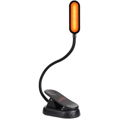 LXSINO Amber Book Light, Blocage de la lumière bleue, lumière de lecture à intensité variable à clipser 1600 K LED chaude pour lire au lit, batterie rechargeable intégrée de 1000 mAh, compatible avec Kindle LXSINO Amber Book Light, Blocage de la lumière bleue, lumière de lecture à intensité variable à clipser 1600 K LED chaude pour lire au lit, batterie rechargeable intégrée de 1000 mAh, compatible avec Kindle