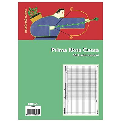 EDI PRO EDIPRO E5350 Bloc première note caisse 50x2 auto-calcul (caisse-banque) f.to 22x29,7 EDI PRO EDIPRO E5350 Bloc première note caisse 50x2 auto-calcul (caisse-banque) f.to 22x29,7
