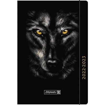 BRUNNEN Schülerkalender 2022/2023 Wolf, A6: 1 Seite = 1 Tag, Sa. + So. auf einer Seite BRUNNEN Schülerkalender 2022/2023 Wolf, A6: 1 Seite = 1 Tag, Sa. + So. auf einer Seite