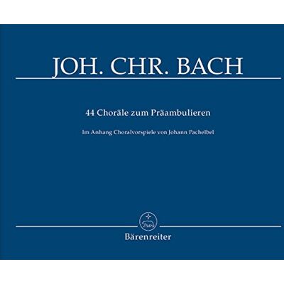 Bärenreiter 44 Chorales pour préambulating Bärenreiter 44 Chorales pour préambulating