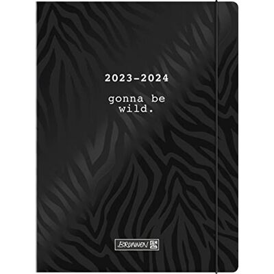 BRUNNEN Schülerkalender 2023/2024 Wild, A6, Broschur-Einband: 1 Seite = 1 Tag, Sa. + So. auf einer Seite BRUNNEN Schülerkalender 2023/2024 Wild, A6, Broschur-Einband: 1 Seite = 1 Tag, Sa. + So. auf einer Seite