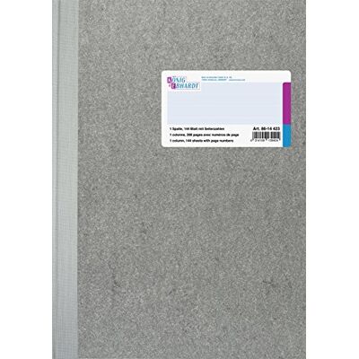 Baier & Schneider GmbH & Co.KG (Retail) König & Ebhardt 8614423 livre d'affaires/colonne livre (A4 avec tête fixe 1 colonne 32 lignes, 80 g/m², 144 feuilles cousue) 144 Blatt Baier & Schneider GmbH & Co.KG (Retail) König & Ebhardt 8614423 livre d'affaires/colonne livre (A4 avec tête fixe 1 colonne 32 lignes, 80 g/m², 144 feuilles cousue) 144 Blatt