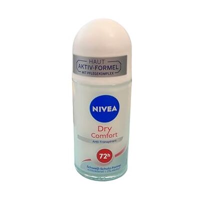 NIVEA Déodorant Roll-on Women Dry Comfort, 3 x 50 ml (lot de 3) NIVEA Déodorant Roll-on Women Dry Comfort, 3 x 50 ml (lot de 3)