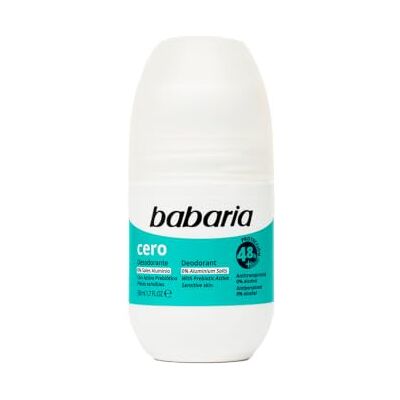 Babaria Desodorante Roll-On Cero 50Ml Santé et soins personnels Babaria Desodorante Roll-On Cero 50Ml Santé et soins personnels