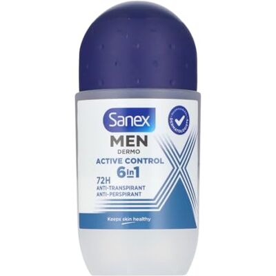 Sanex Dermo Active Control Lot de 6 déodorants roll-on pour peaux normales 50 ml Sanex Dermo Active Control Lot de 6 déodorants roll-on pour peaux normales 50 ml