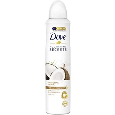 Dove Nourishing Secrets Lot de 6 déodorants anti-transpirants Parfum de noix de coco et fleur de jasmin 250 ml Dove Nourishing Secrets Lot de 6 déodorants anti-transpirants Parfum de noix de coco et fleur de jasmin 250 ml