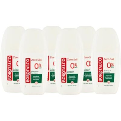 Borotalco Déodorant Zéro Sels Vapo Pas de gaz 75 Ml (6) Borotalco Déodorant Zéro Sels Vapo Pas de gaz 75 Ml (6)