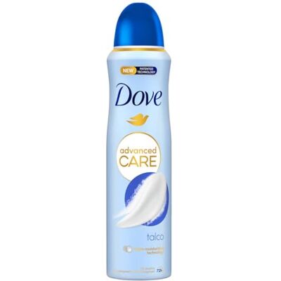 Dove Persona Lot de 6 flacons de déodorant en spray Au talc Classique 150 ml Dove Persona Lot de 6 flacons de déodorant en spray Au talc Classique 150 ml