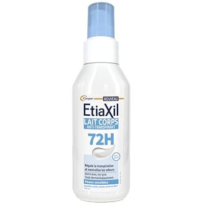 Etiaxil Anti-transpirant Lait corps Protection 72h Sans alcool Protection puissante contre la transpiration et les odeurs Peaux sensibles Testé dermatologiquement* Anti-taches 100 ml Etiaxil Anti-transpirant Lait corps Protection 72h Sans alcool Protection puissante contre la transpiration et les odeurs Peaux sensibles Testé dermatologiquement* Anti-taches 100 ml