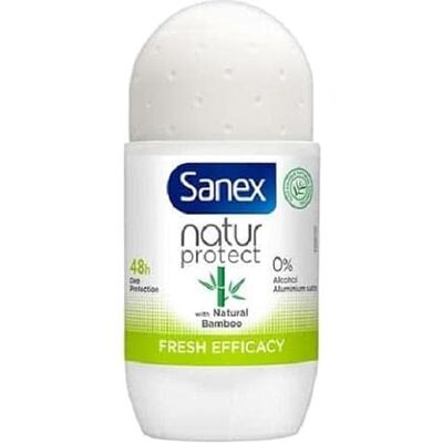 Sanex Natur Protect Lot de 6 déodorants à bille en bambou frais, 50 ml Sanex Natur Protect Lot de 6 déodorants à bille en bambou frais, 50 ml