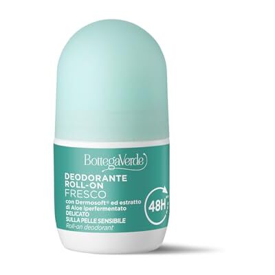 Bottega Verde FRAIS Déodorant roll-on avec Dermosoft et extrait d'Aloe hyperfermenté (50 ml) Bottega Verde FRAIS Déodorant roll-on avec Dermosoft et extrait d'Aloe hyperfermenté (50 ml)