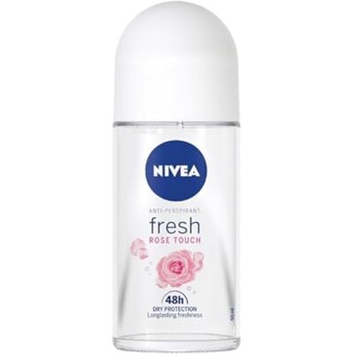 NIVEA Rose Touch 48 H Anti-transpirant en Bille pour Femme 50 ml NIVEA Rose Touch 48 H Anti-transpirant en Bille pour Femme 50 ml
