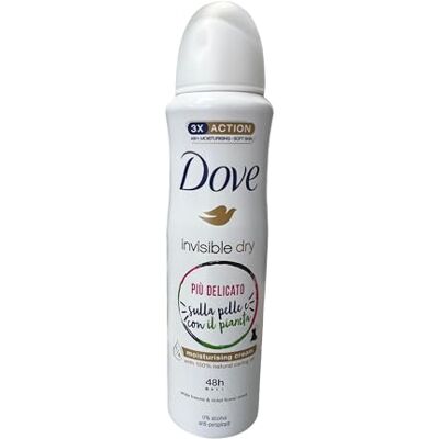 Dove Deo Spray Invisible Dry Déodorant Unisexe 48h, 6 x 150 ml Dove Deo Spray Invisible Dry Déodorant Unisexe 48h, 6 x 150 ml