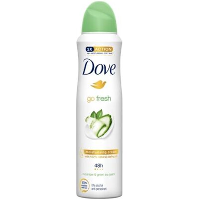 Dove Go Fresh Concombre Aérosol Déodorant anti-transpirant Dove Go Fresh Concombre Aérosol Déodorant anti-transpirant
