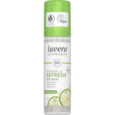 lavera Déodorant en spray Natural & Refresh 1 x 75 ml lavera Déodorant en spray Natural & Refresh 1 x 75 ml